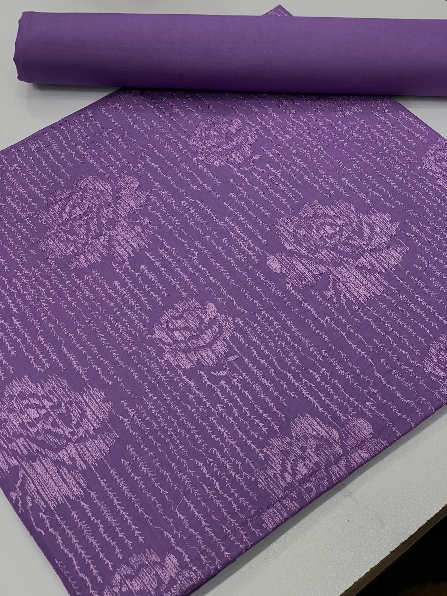 Bareeze lawn 2 piece Purple