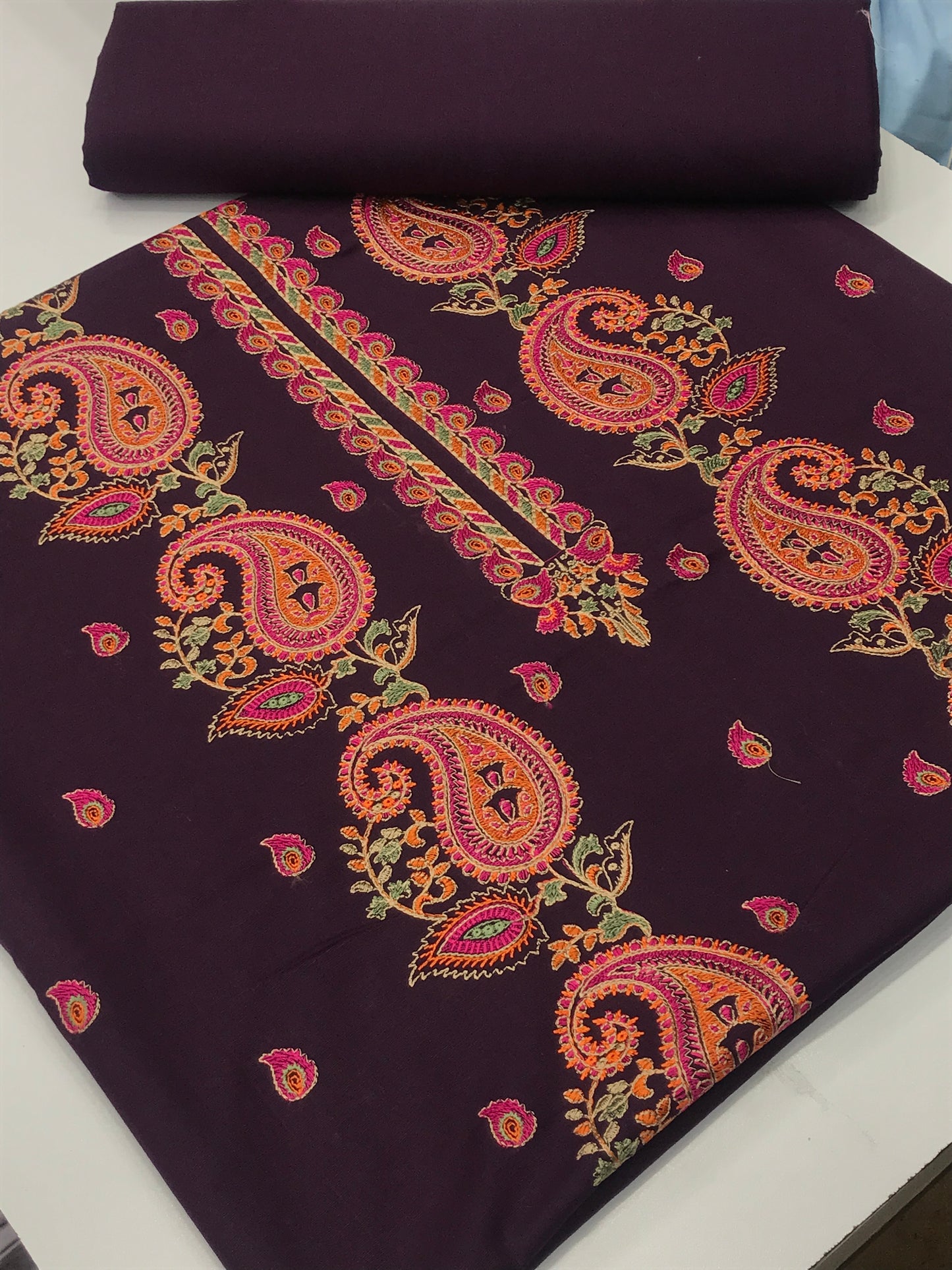 Khaddar 2 piece (plum)