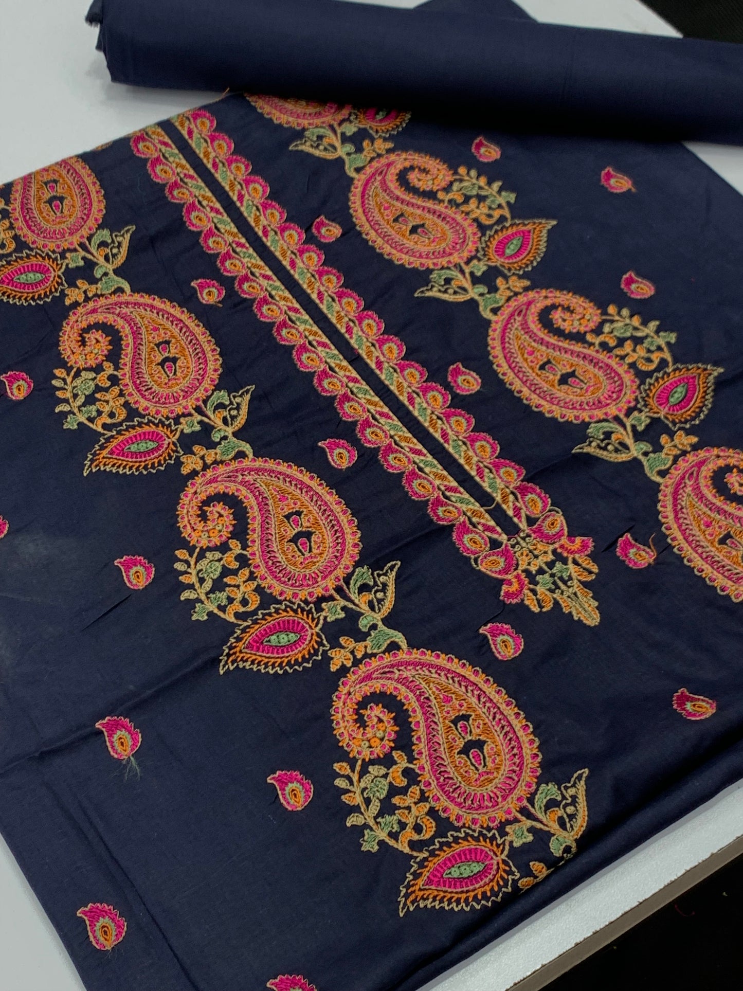 Bareeze 2 piece lawn (navy blue)