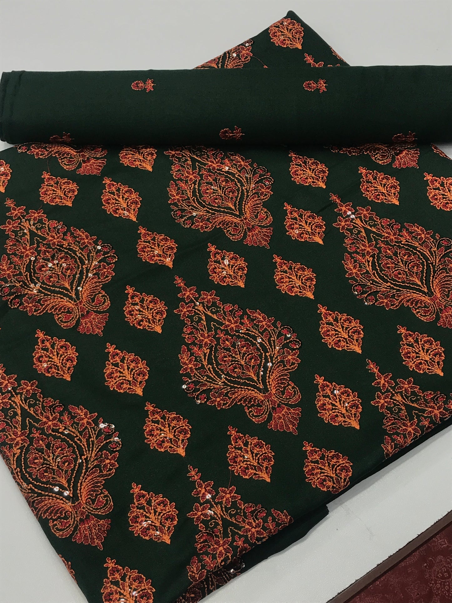 Karandi 2pc (bottle green )