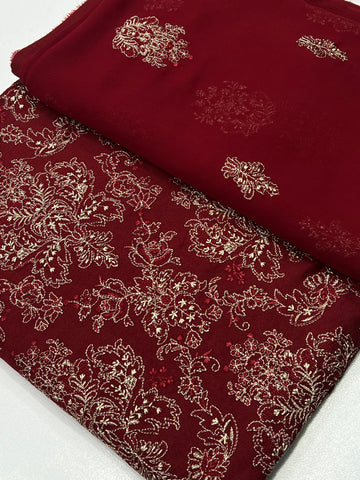 Bareeze Premium Karandi 3-Piece – Allover Embroidery