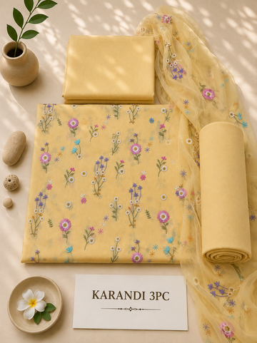Bareeze Karandi 3 piece