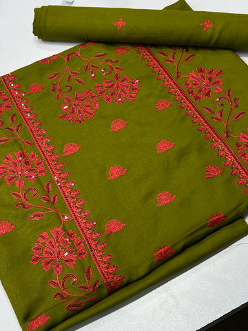 Bareeze Premium Karandi 2-Piece Embroidered Suit