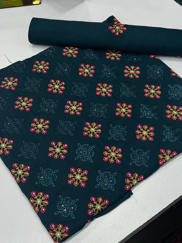 Bareeze Premium Karandi 2-Piece Embroidered Suit
