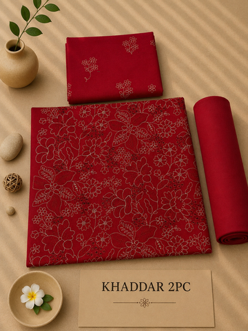 Khaddar 2 piece