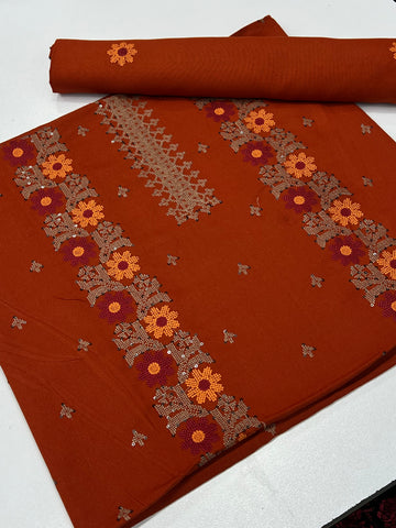 Bareeze Premium Karandi 2-Piece Embroidered Suit