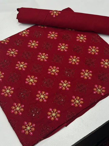 Bareeze Premium Karandi 2-Piece Embroidered Suit