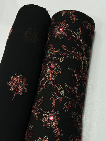 Bareeze Premium Karandi 3-Piece – Allover Embroidery 9mm