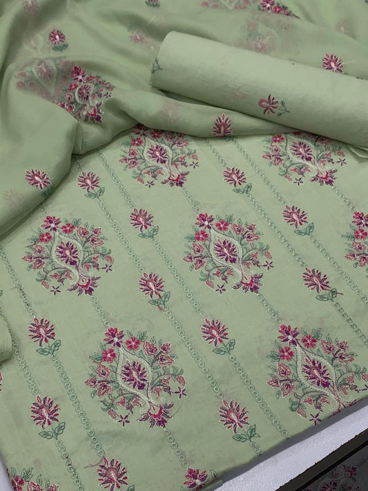 Bareeza lawn 3 piece