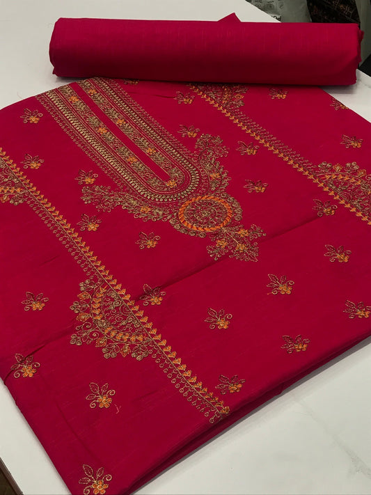 Khaddar 2 piece neck line