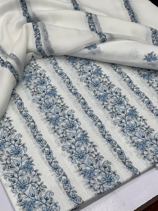 Bareeza lawn 3 piece