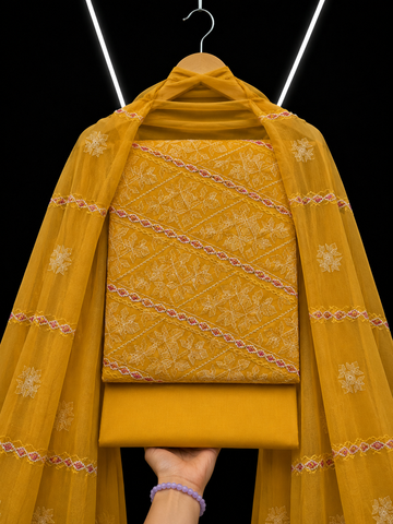 Bareeze Lawn 3 Piece Suit – All Over Embroidered