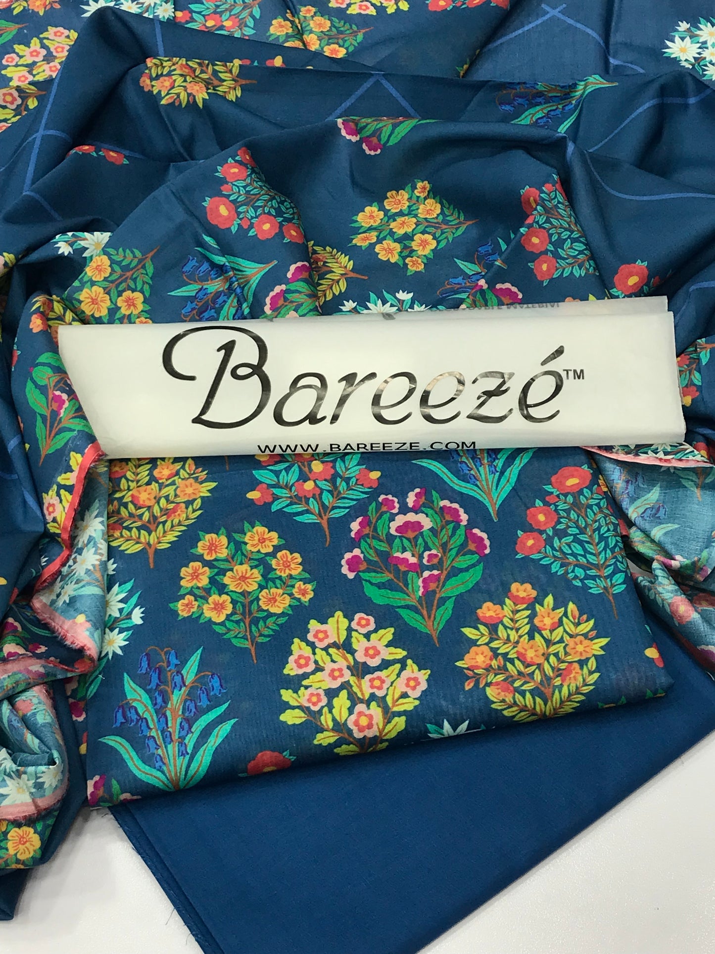 Bareeze 3 piece printed lawn