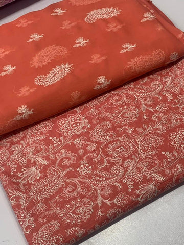 Bareeza lawn 3 piece all over Unstitched