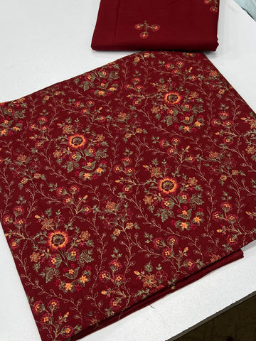 Khadar 2pc (mehroon)