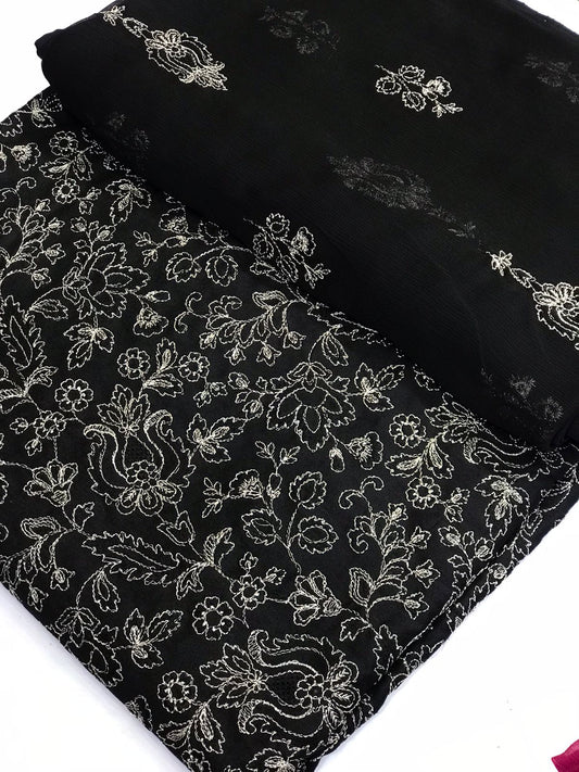 Bareeze Karandi Embroidered 3 Pieces Suit BKE3