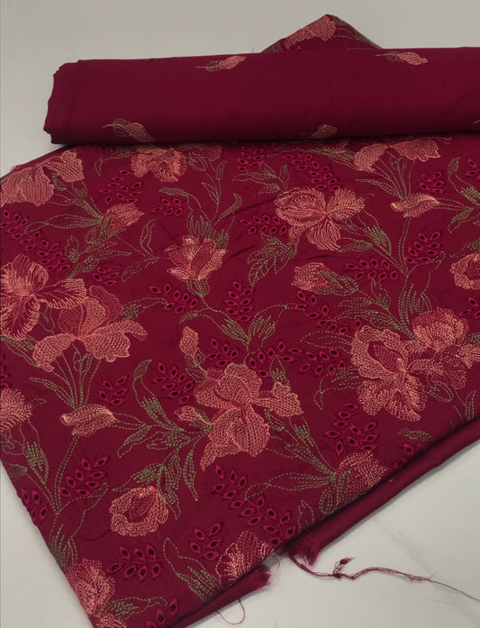 Karandi 2 piece (mehroon)