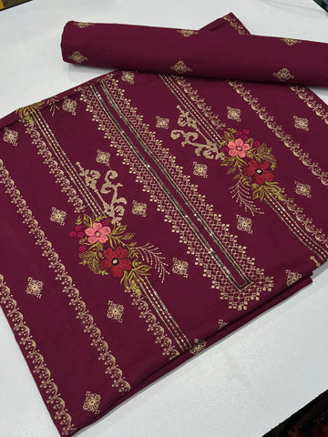 Bareeze Premium Karandi 2-Piece Embroidered Suit