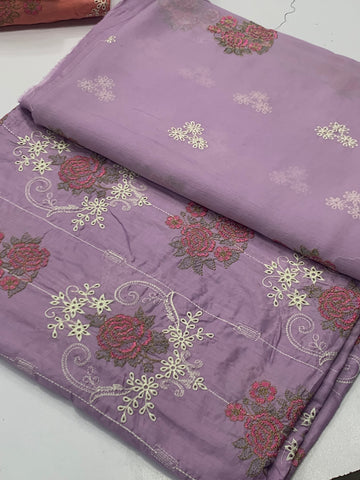 Bareeza lilic lawn 3 piece