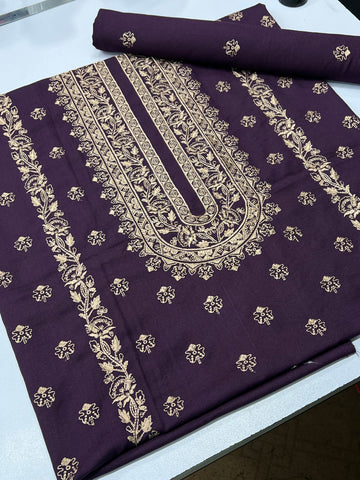 Bareeze Premium Karandi 2-Piece Embroidered Suit