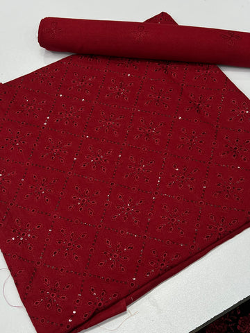 Bareeze Premium Karandi 2-Piece Embroidered Suit