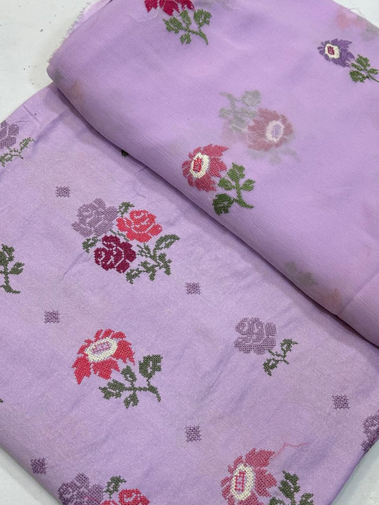 Bareeze Karandi Embroidered 3 Pieces Suit BKE3