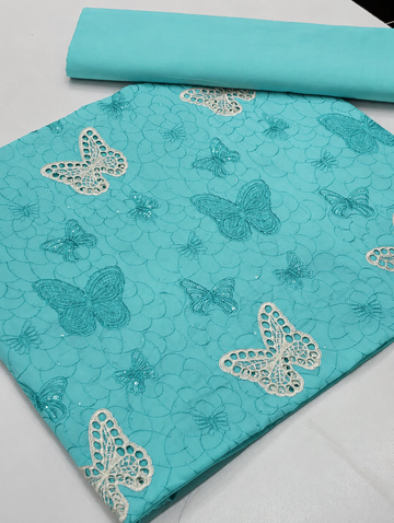 Butterfly lawn 2 Piece sea blue