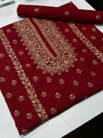 Bareeze Premium Karandi 2-Piece Embroidered Suit