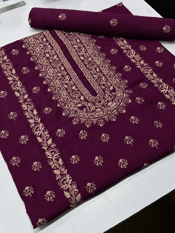 Bareeze Premium Karandi 2-Piece Embroidered Suit