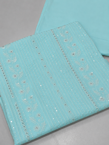 Bareeze lawn 2 aqua blue