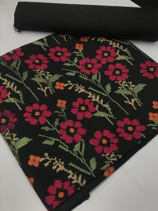 Khaddar  2pc (black)