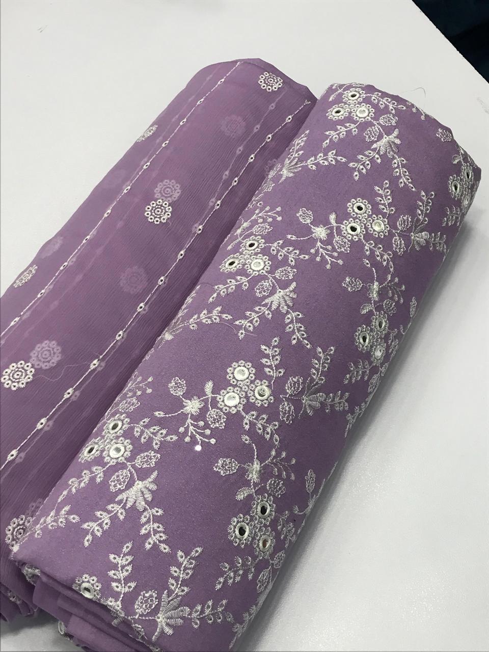 Bareeze Karandi 3pc Light Purple