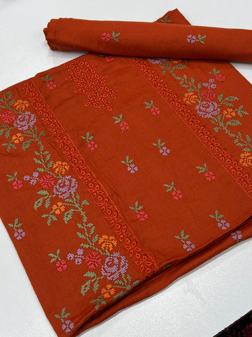 Bareeze Premium Karandi 2-Piece Embroidered Suit