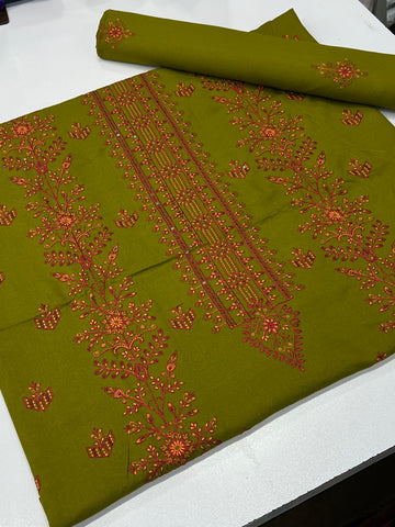 Bareeze Premium Karandi 2-Piece Embroidered Suit