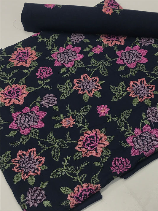 2pc Karandi (navy blue)