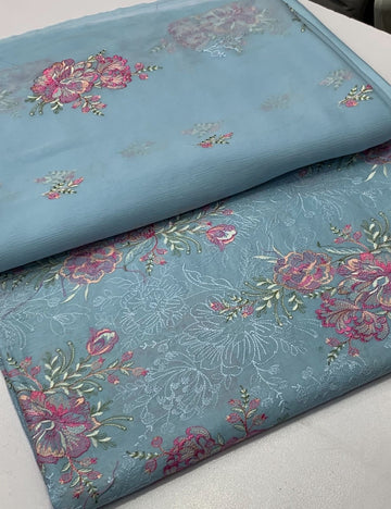 Bareeza lawn 3 piece allover