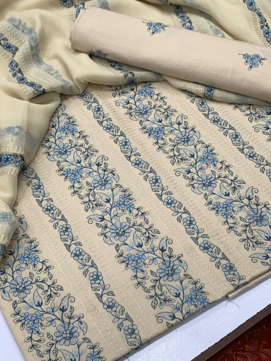 Bareeza lawn 3 piece