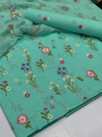 Bareeza lawn 3 piece