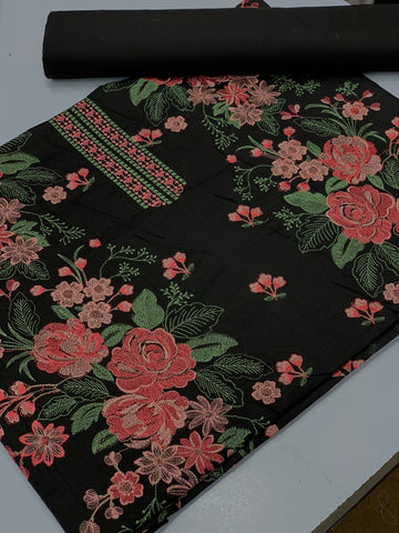 2 piece lawn Black