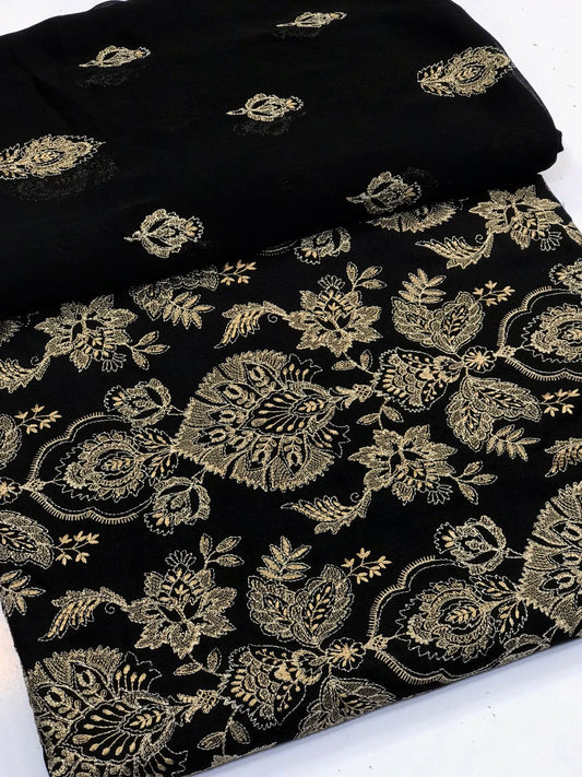 Bareeze Karandi Embroidered 3 Pieces Suit BKE3  64