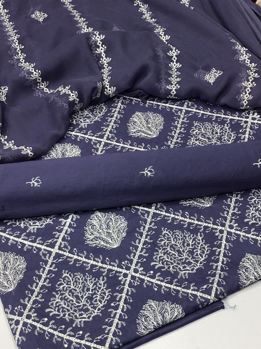 Bareeza lawn 3 piece