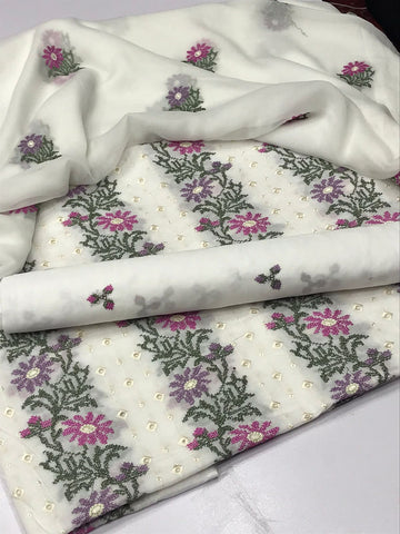 Bareeza lawn 3 piece