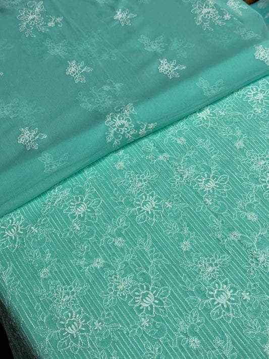 3 piece Swiss lawn