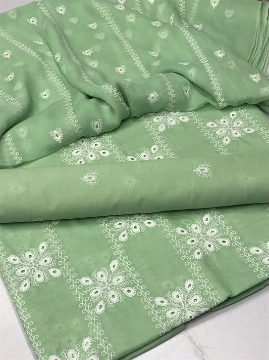 Bareeza lawn 3 piece