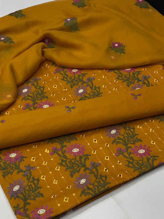 Bareeza lawn 3 piece
