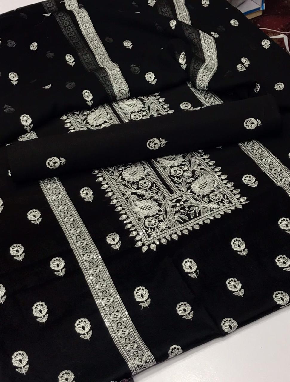 Bareeza lawn 3 piece