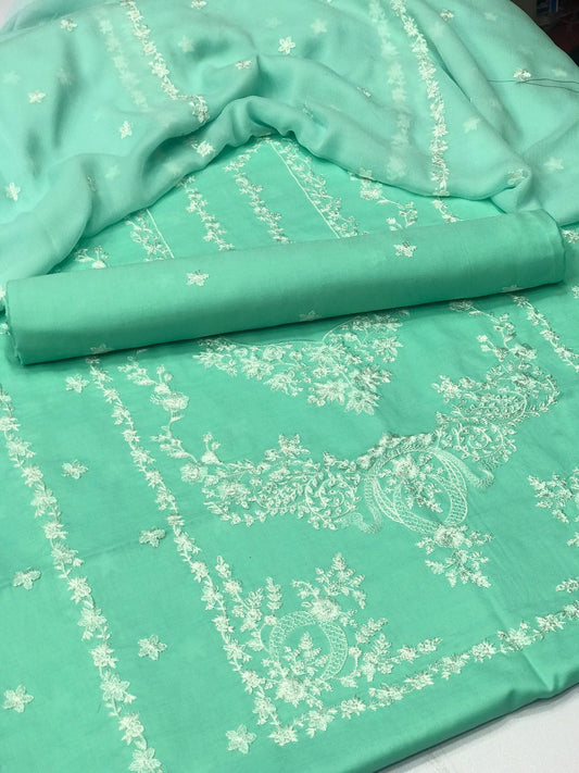 Bareeza lawn 3 piece