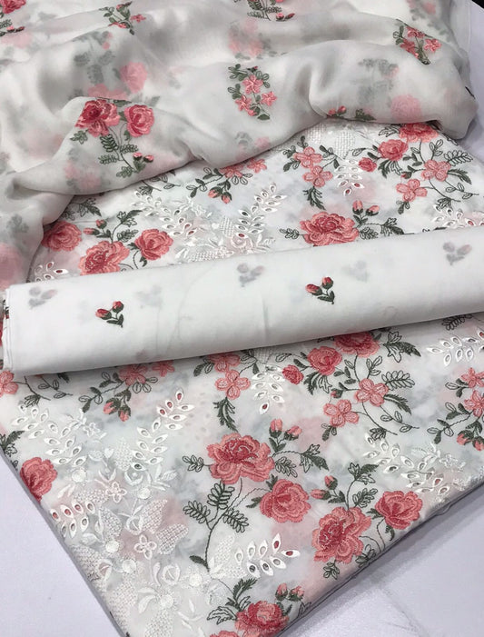 Bareeze lawn 3 piece