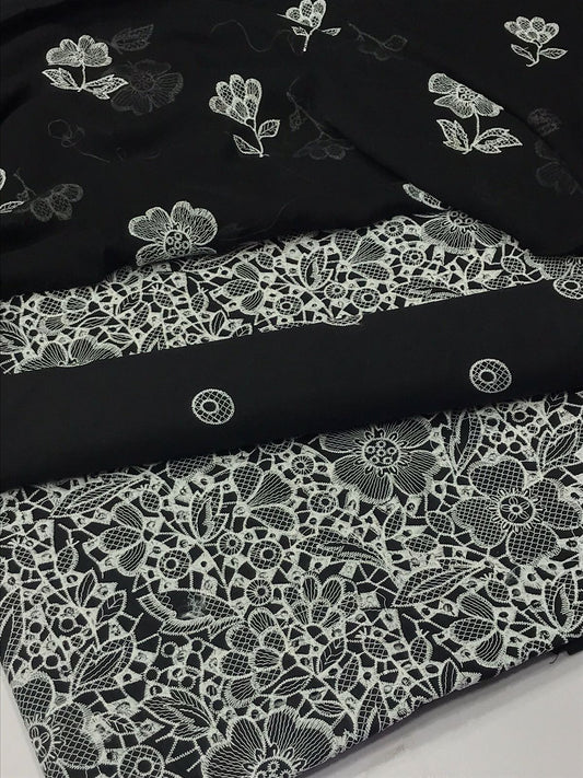 Bareeza lawn 3 piece