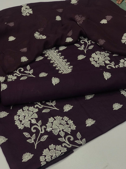 Bareeza lawn 3 piece